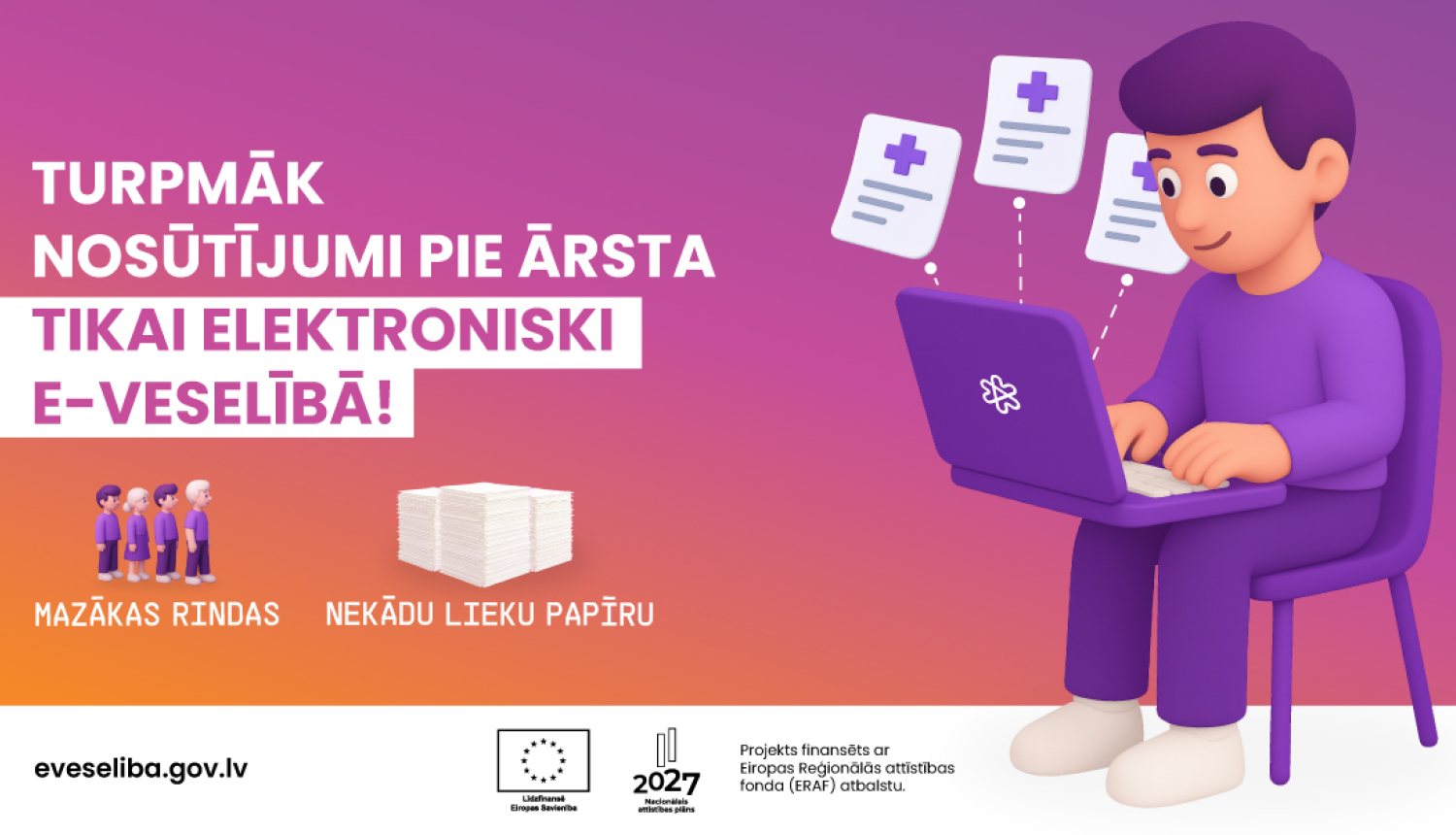 Ārstniecības iestādes 60% pacientu pieņem, izmantojot e nosūtījumus