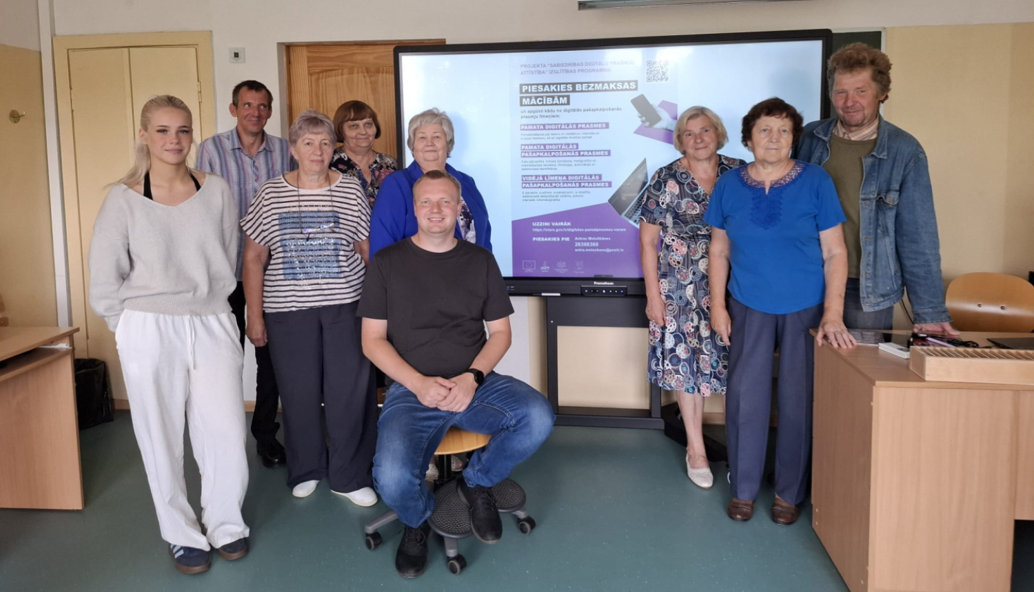 Preiļu novadā turpinās digitālo prasmju apmācības