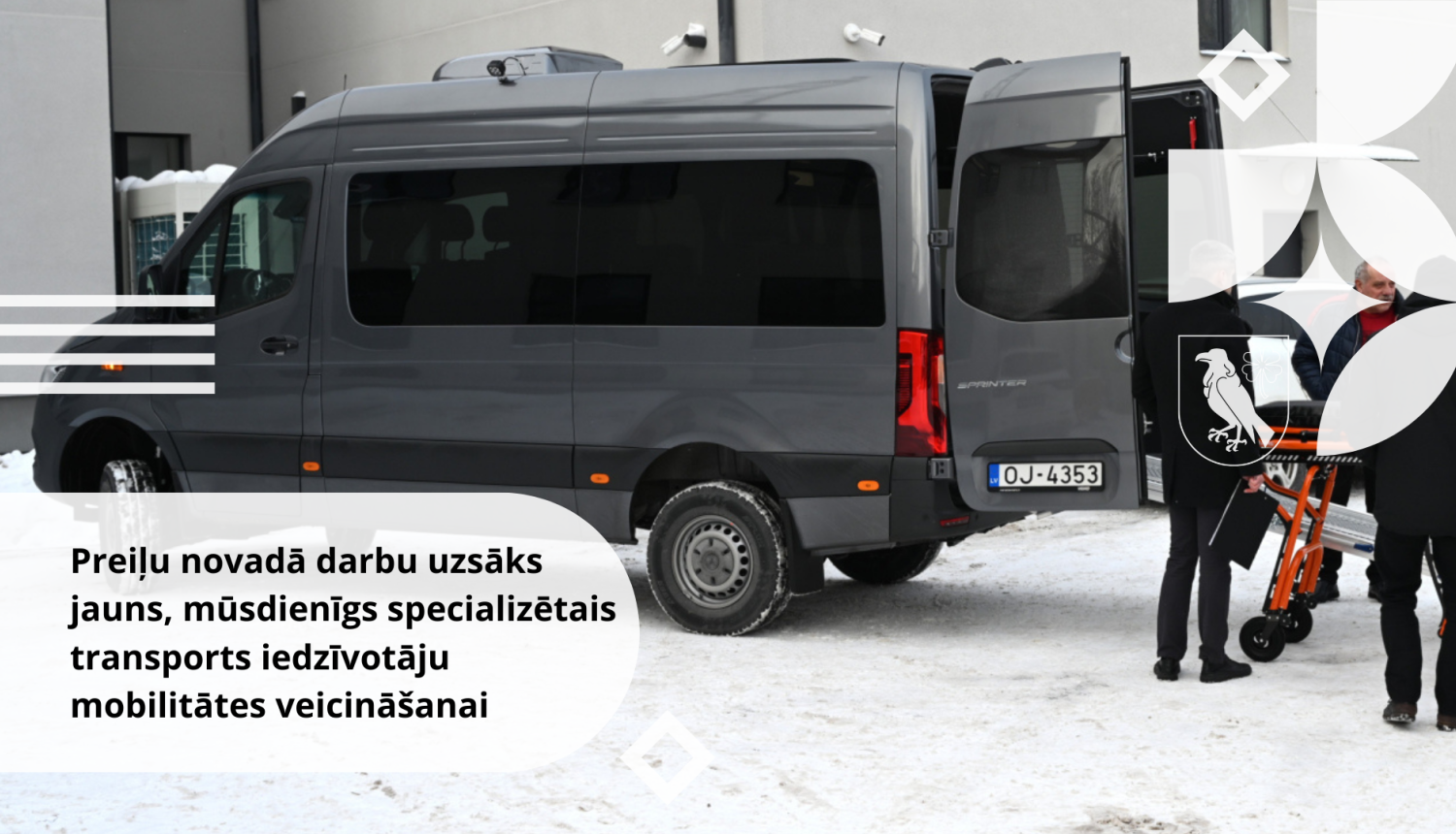 Preiļu novadā darbu uzsāks jauns, mūsdienīgs specializētais transports iedzīvotāju mobilitātes veicināšanai