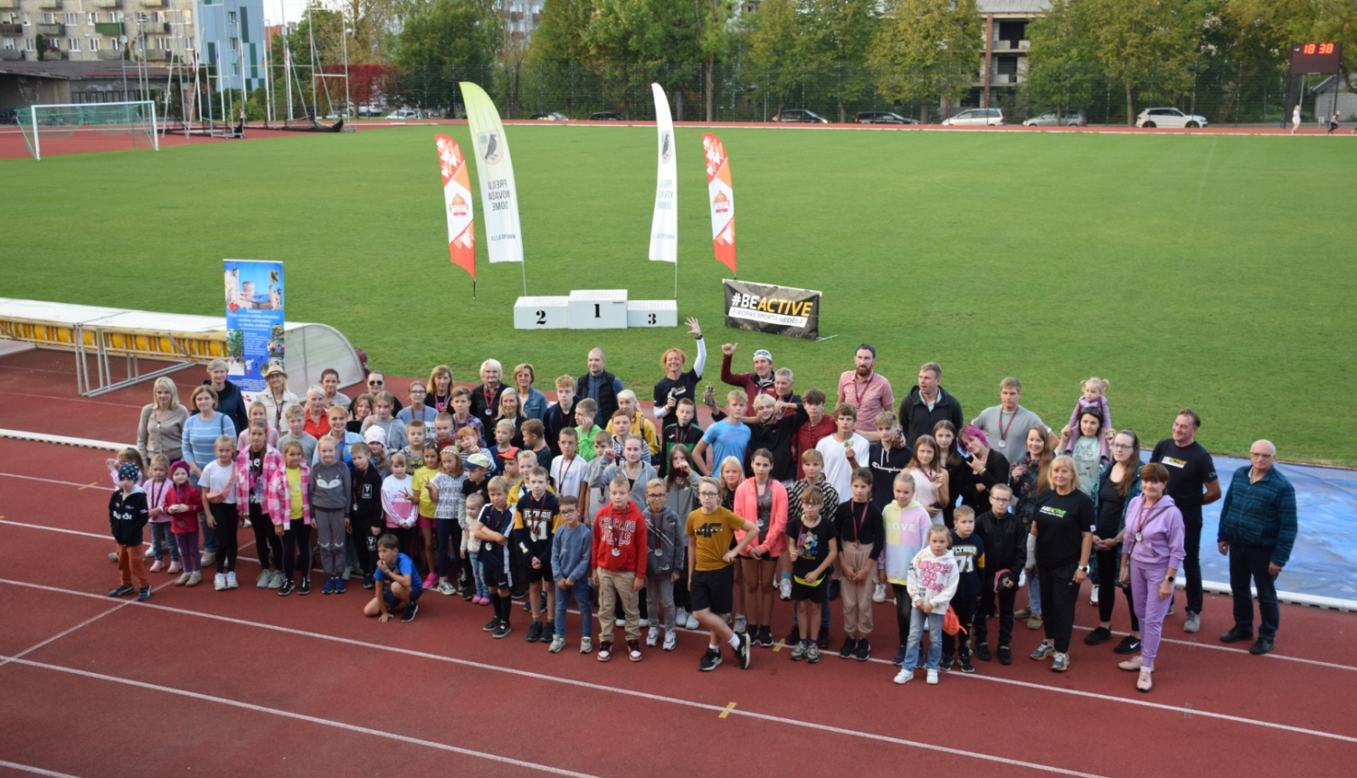 Noslēgušās skriešanas sacensības “Parka pusstundas skrējienā - 2023” - noskrieti 7128 km