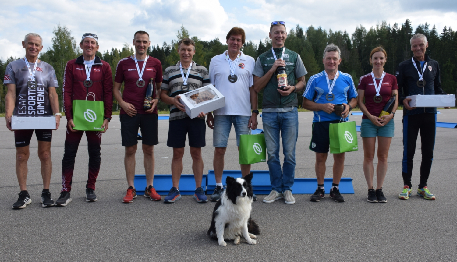 Preiļu novada vecmeistari gūst uzvaras biatlonā