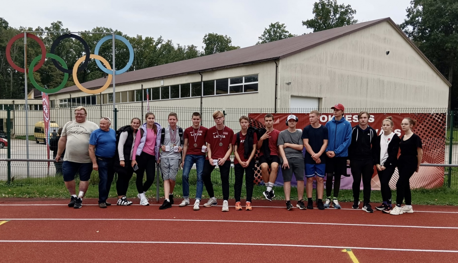 Preiļu novada BJSS audzēkņu starti Kokneses kausā vieglatlētikas mešanu disciplīnās