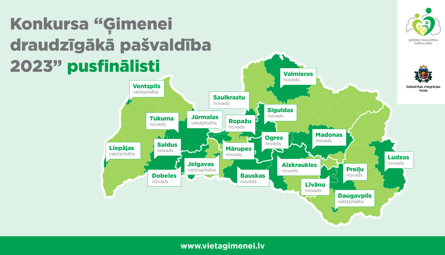 Preiļu novada pašvaldība turpinās sacensties par titulu “Ģimenei draudzīgākā pašvaldība 2023” 
