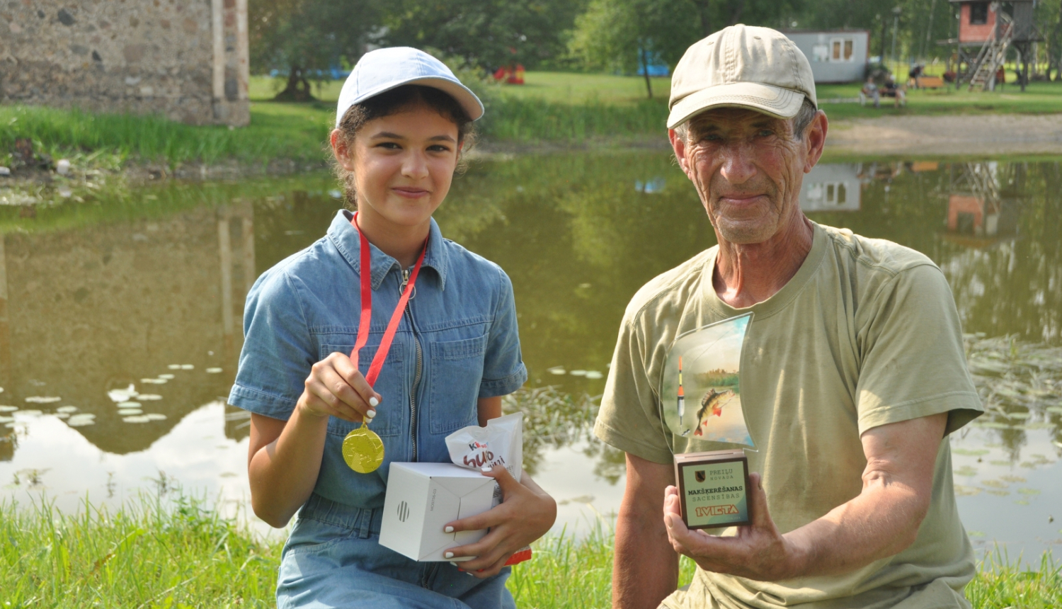 Sportisti Preiļu pilsētas svētkos izbauda procesu un sniedz prieku skatītāju acīm