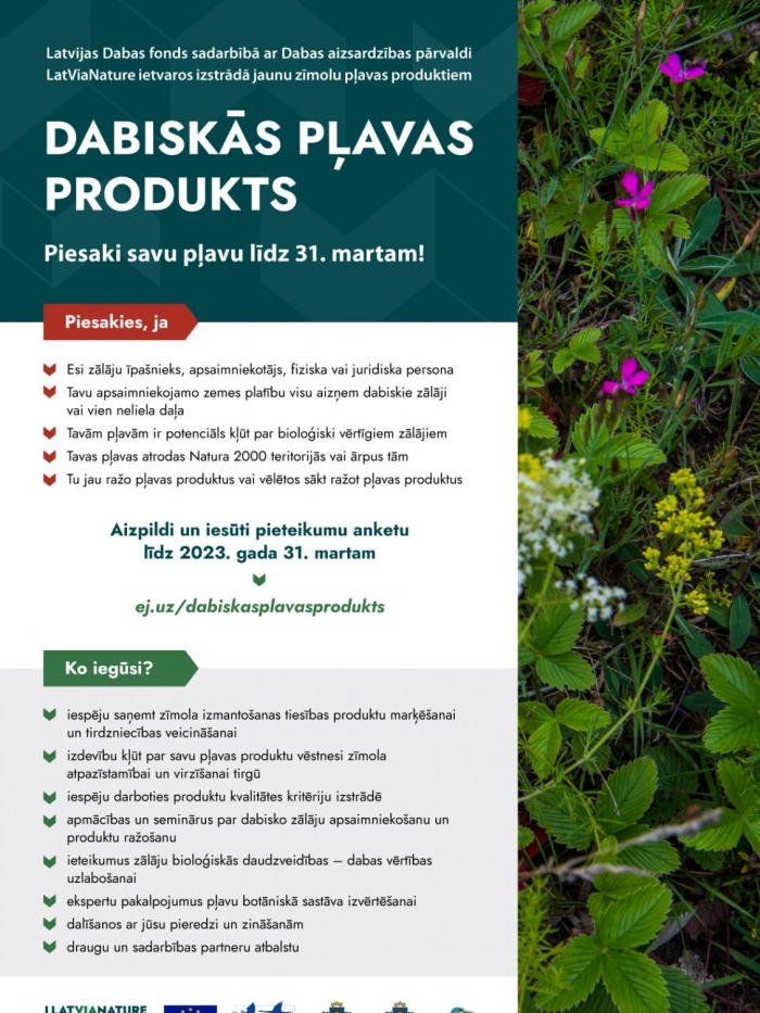 dabiskās pļavas produkts