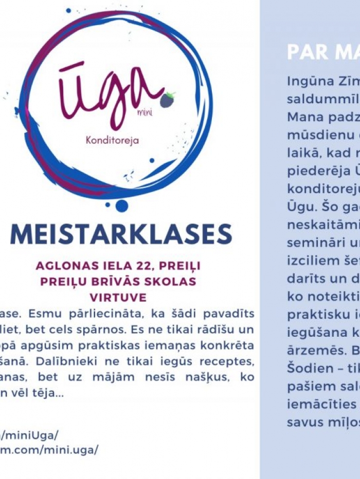 Meistarklases septembrī