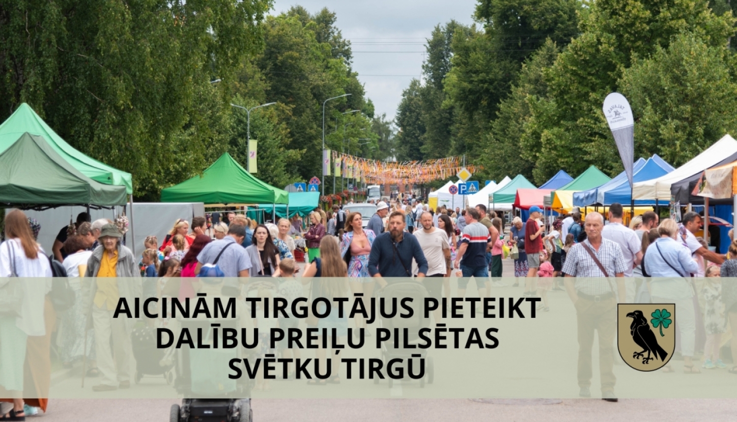  Aicinām tirgotājus pieteikt dalību Preiļu pilsētas svētku tirgū