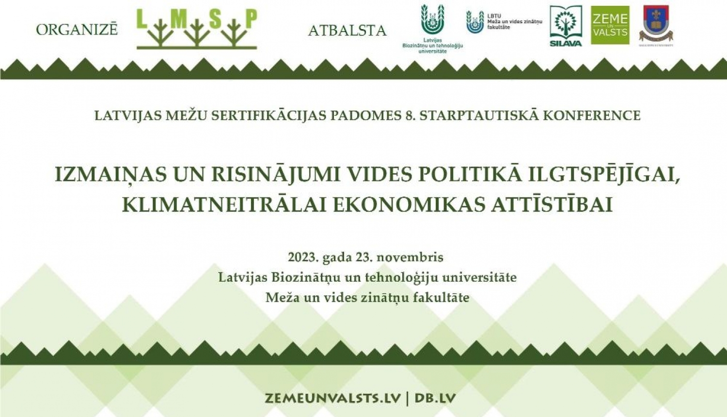 Aicinājums pieteikties dalībai LMSP 8. starptautiskajā konferencē