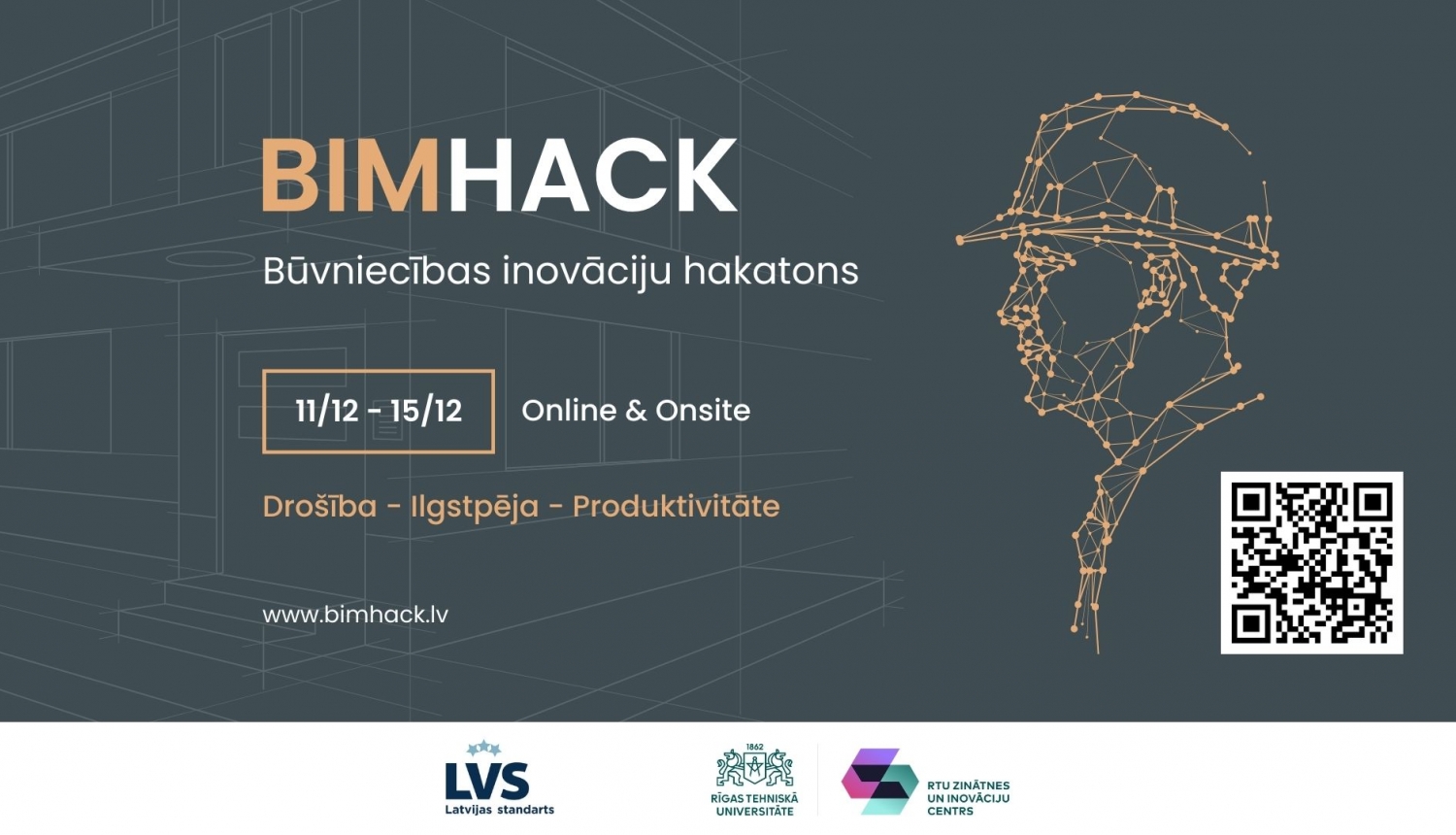 Otro gadu RTU notiks būvniecības inovāciju hakatons "BIMHack"