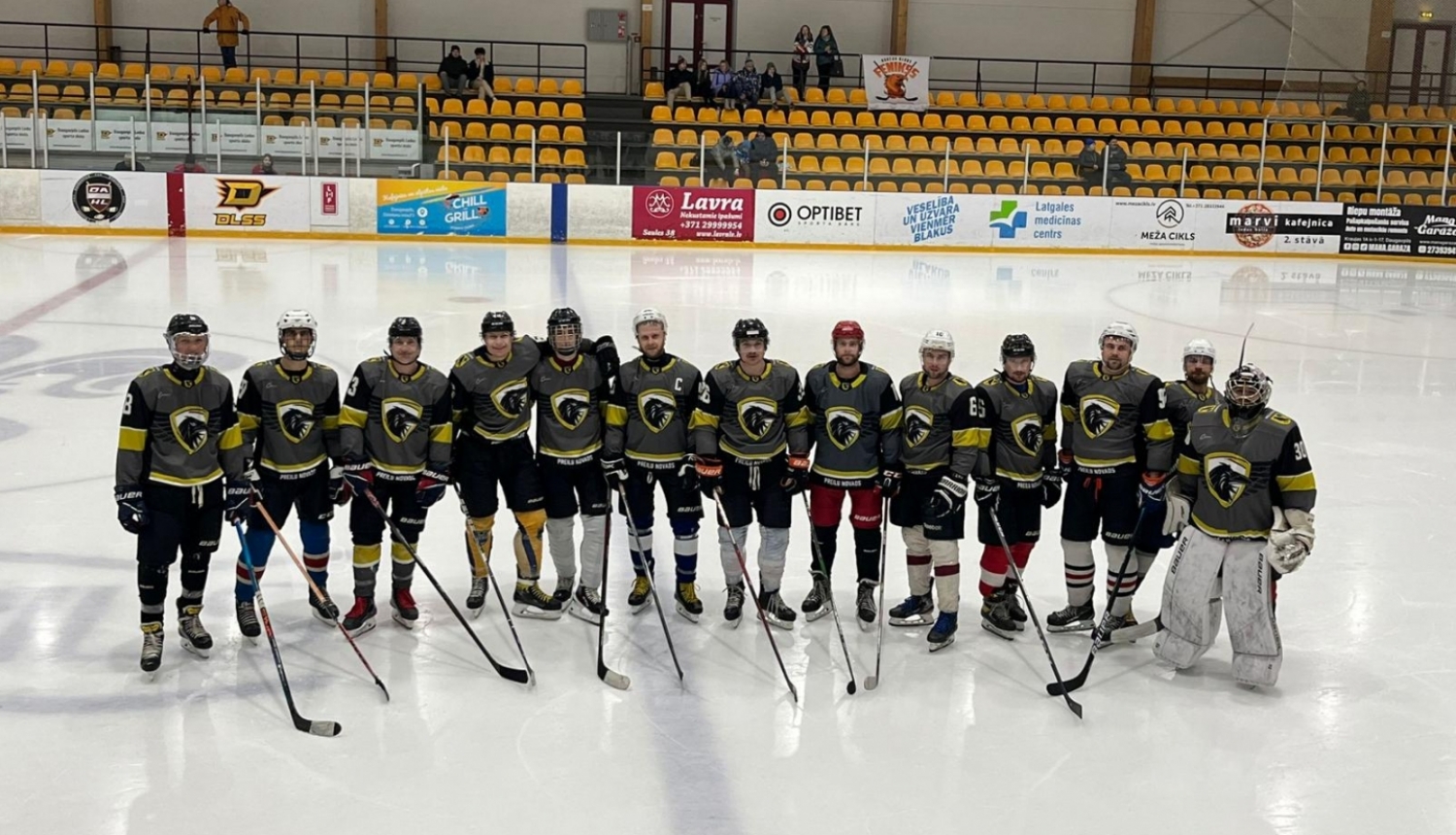 Preiļu hokeja komanda rezultatīvi aizvadījusi šī gada pēdējo spēli