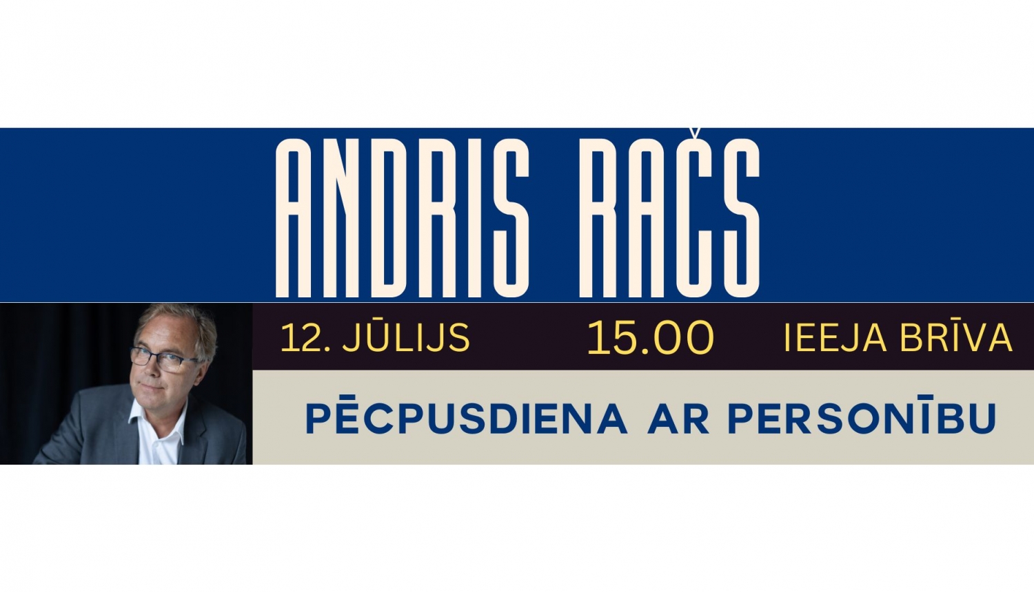 Pēcpusdiena ar personību Andri Raču