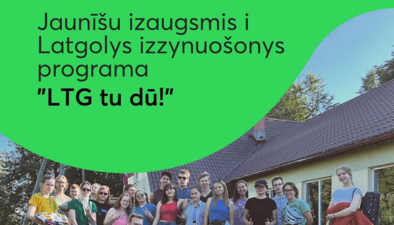 Jauniešus aicina iesaistīties izaugsmes un Latgales izzināšanas programmā “LTG tu dū!”