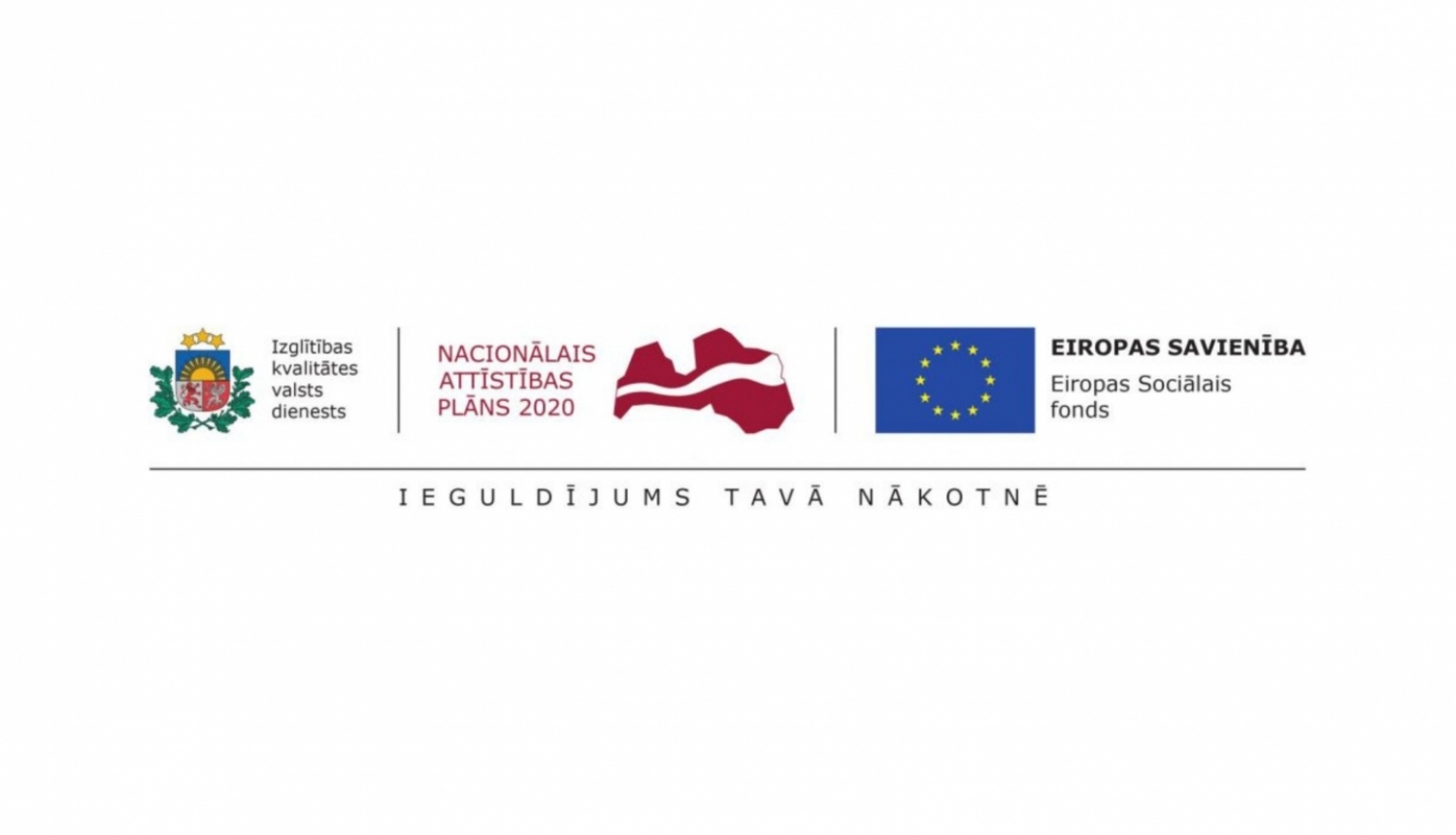 ESF un IKVD projektu logo