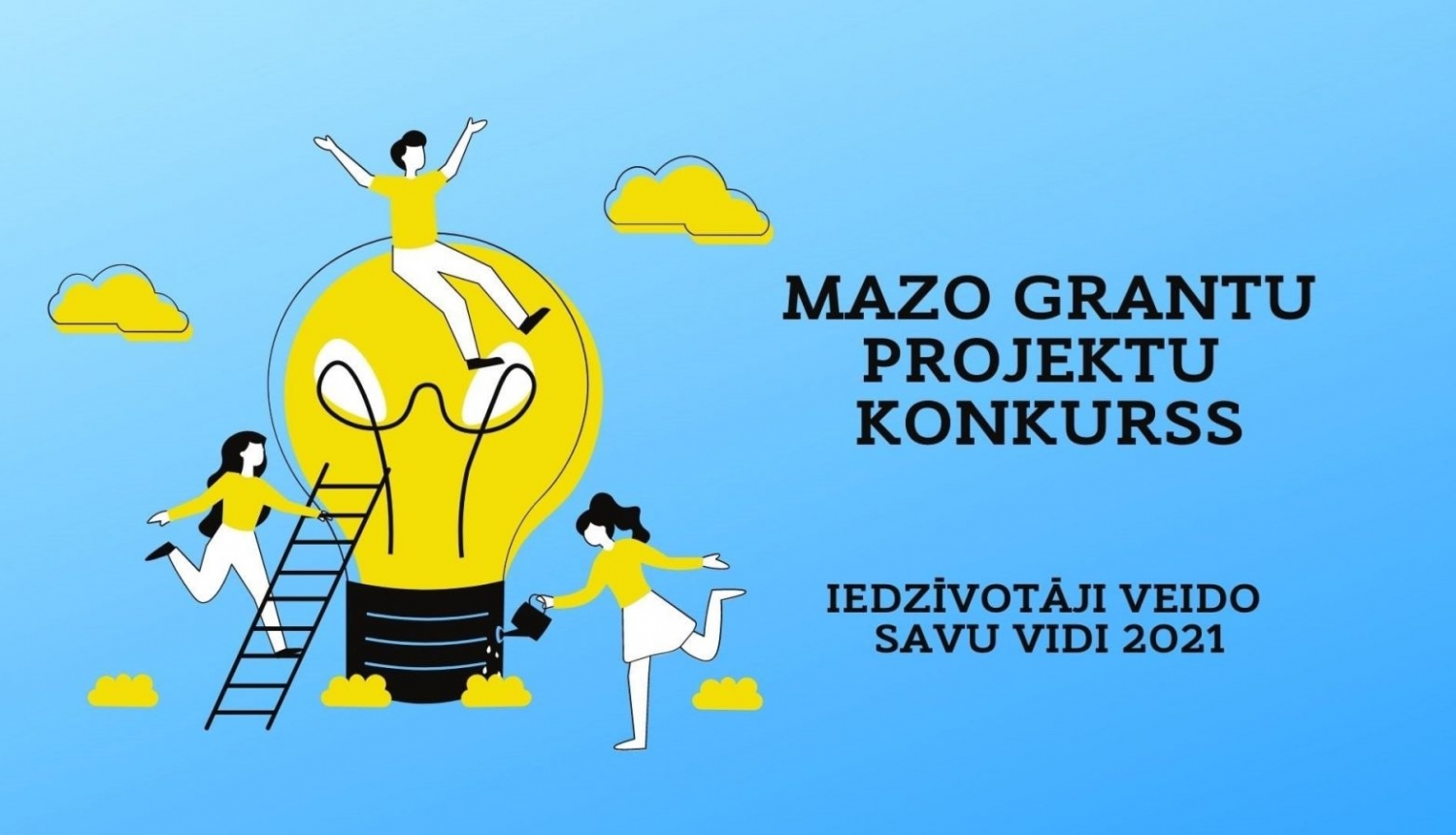 baneris mazo grantu projektu konkurss