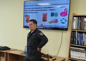 VUGD izglīto Preiļu novada skolēnus par drošību pirms vasaras brīvlaika