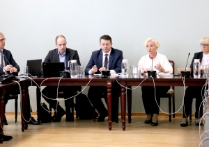 25. aprīlī Preiļos izbraukuma sēdē tikās Latvijas Republikas Saeimas Valsts pārvaldes un pašvaldības komisija