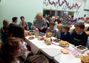 Baltā galdauta svētki Vārkavas pamatskolā
