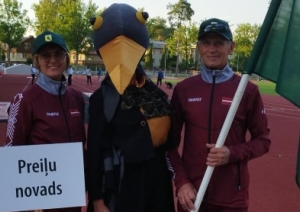 Preiļu novada vieglatlēti startē un uzvar LSVS sacensībās