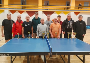 Noslēdzies Preiļu novada atklātais individuālais čempionāts galda tenisā