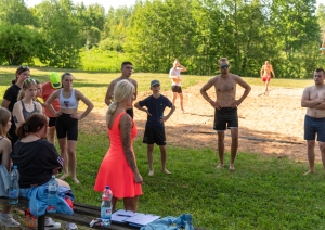 Jauniešu volejbola turnīrs Riebiņos