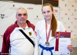 Preiliete Sofija Gžibovska izcīna Latvijas čempiones titulu džudo